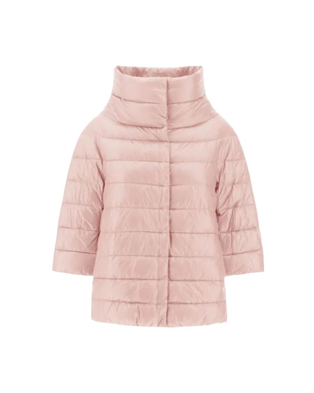 Herno Jassen ,Roze ,Nylon Ultralight Nylon Aminta Jacket in het Pink