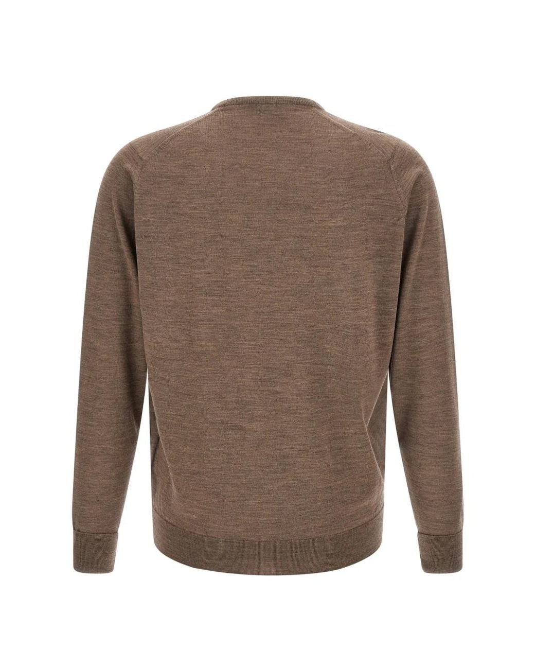 John Smedley Brown Round-Neck Knitwear for men