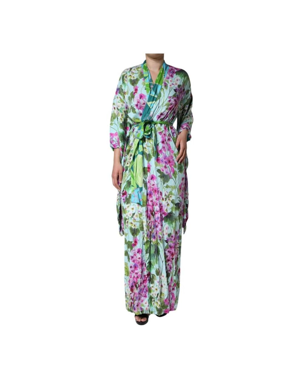 Dolce & Gabbana Green Wrap Dresses