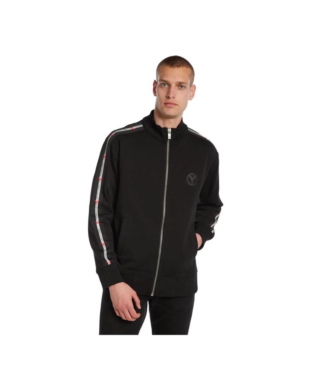 carlo colucci Black Zip-Throughs for men