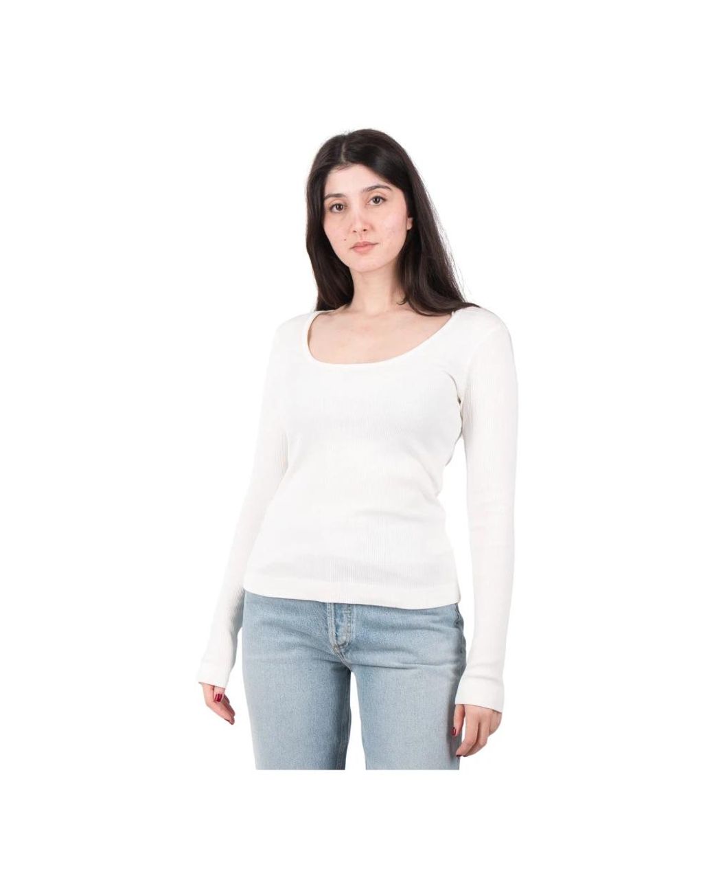 Citizens of Humanity White Long Sleeve T-Shirts