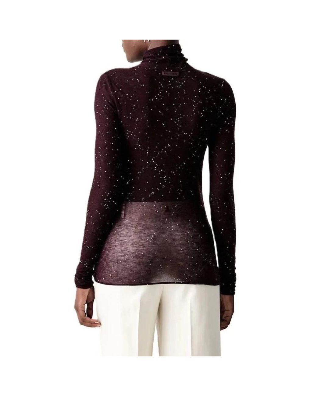 Pinko Red Turtlenecks