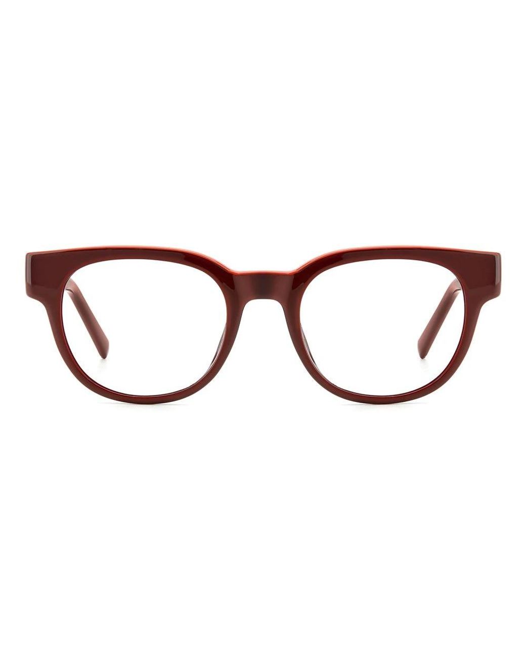 Missoni Brown Red Resin Frames