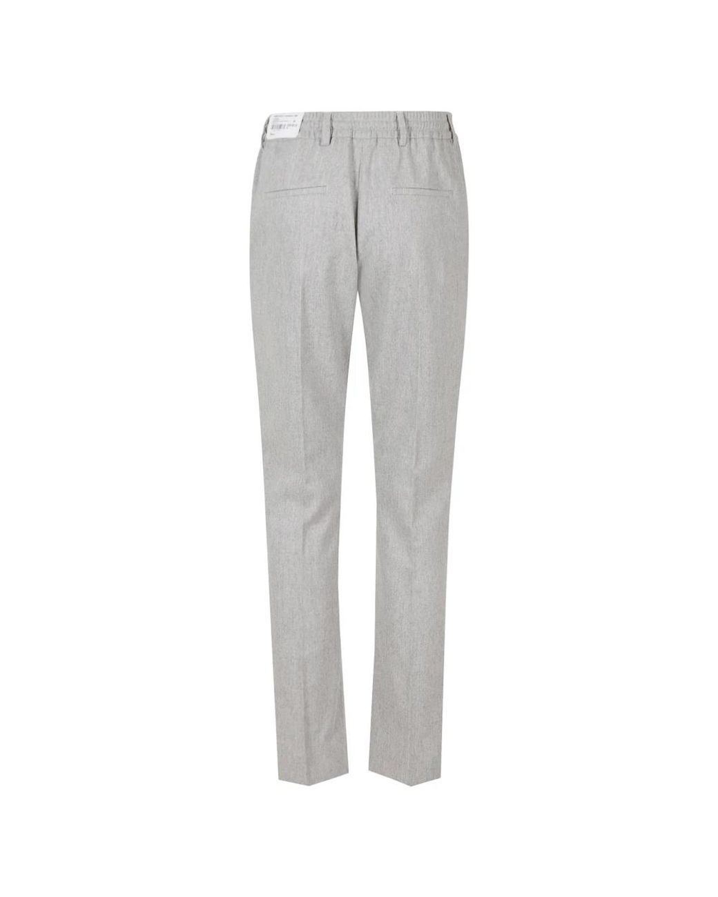 Eleventy Gray Slim-Fit Trousers