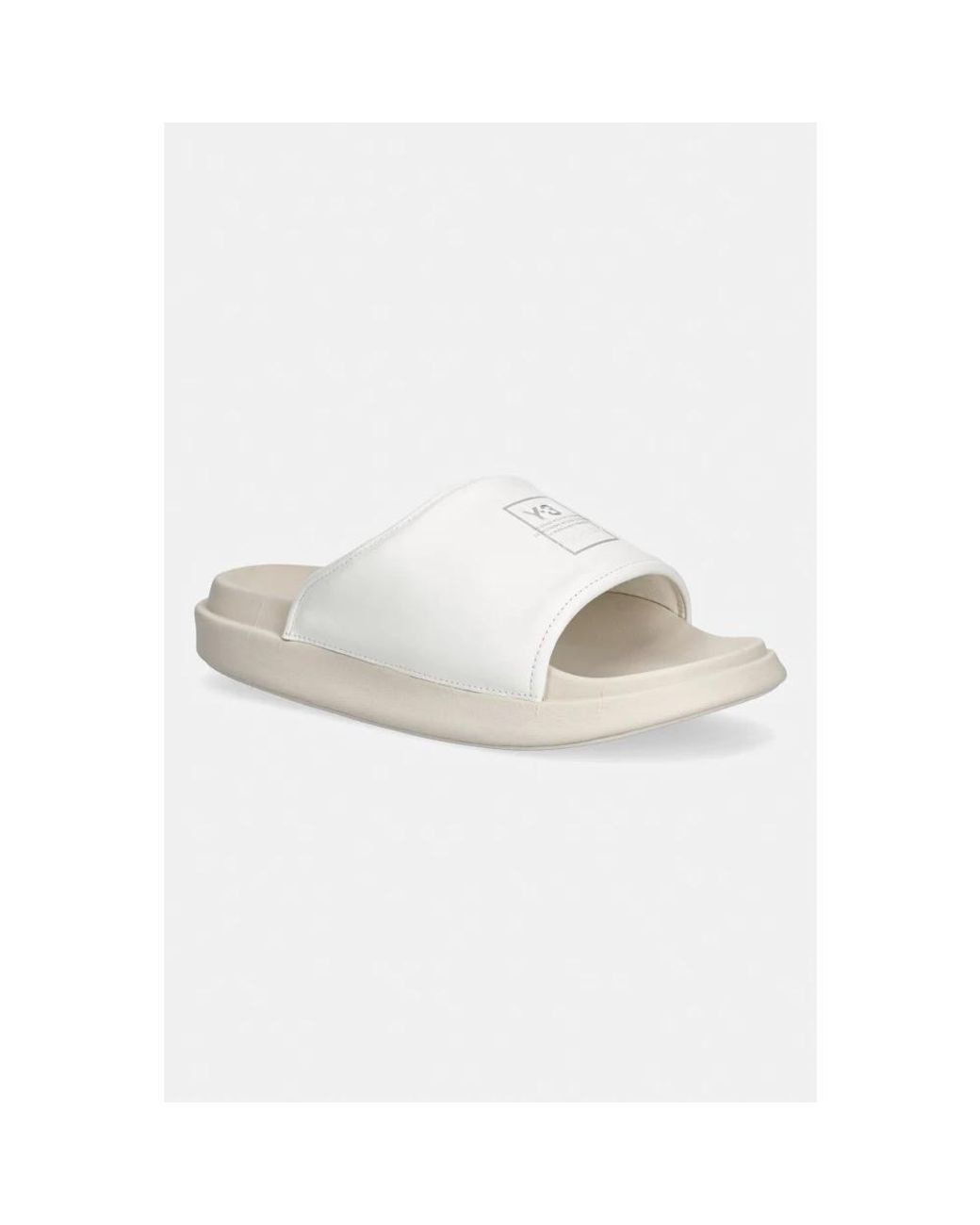 Sliders di Y-3 in White da Uomo