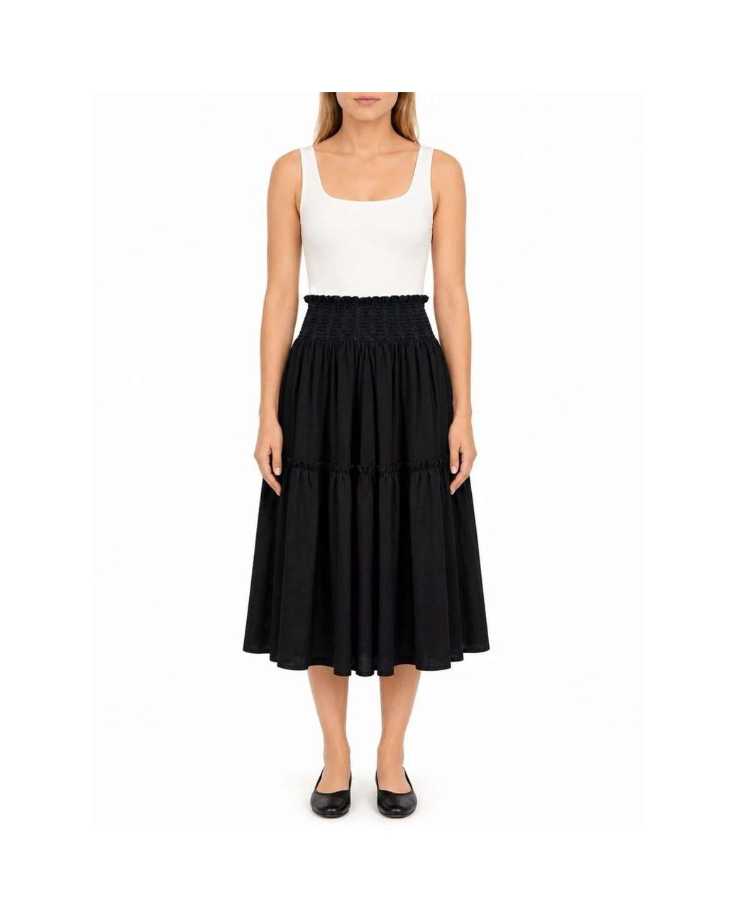 Pinko Black Midi Skirts