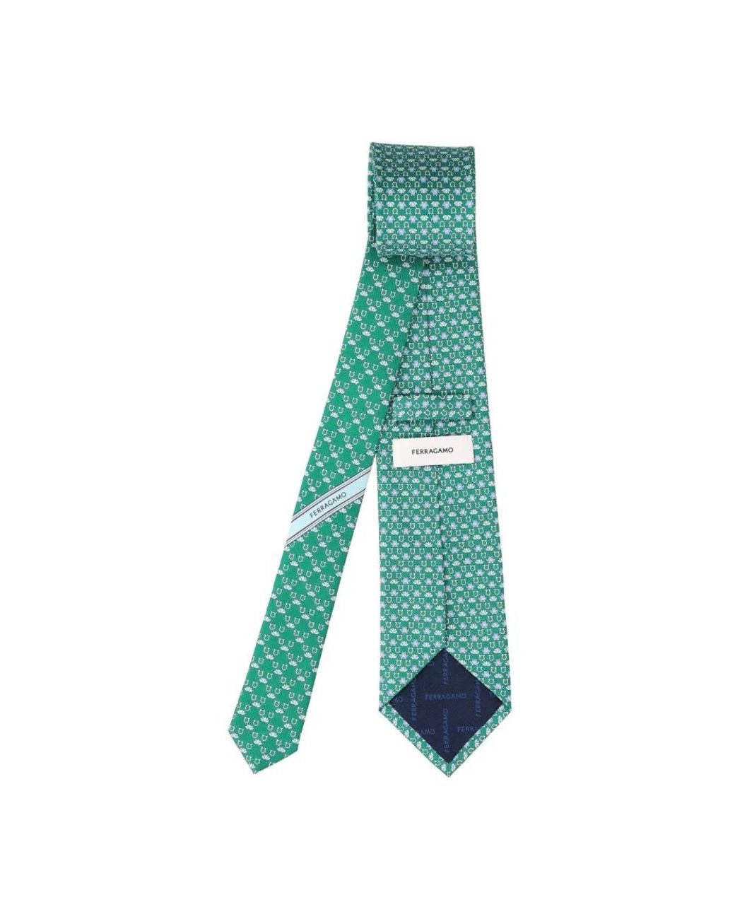 Ferragamo Green Ties for men