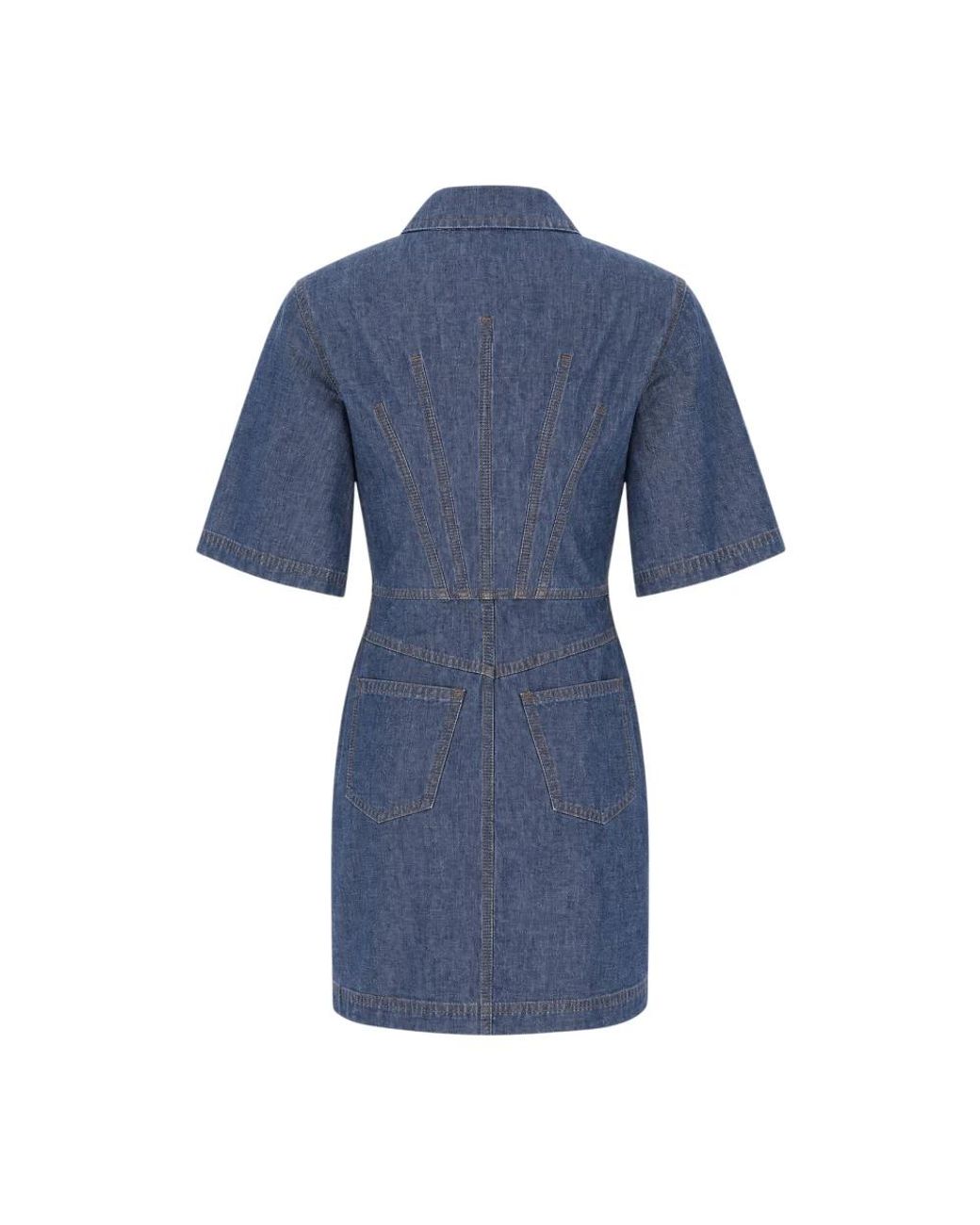 Fendi Blue Short Dresses