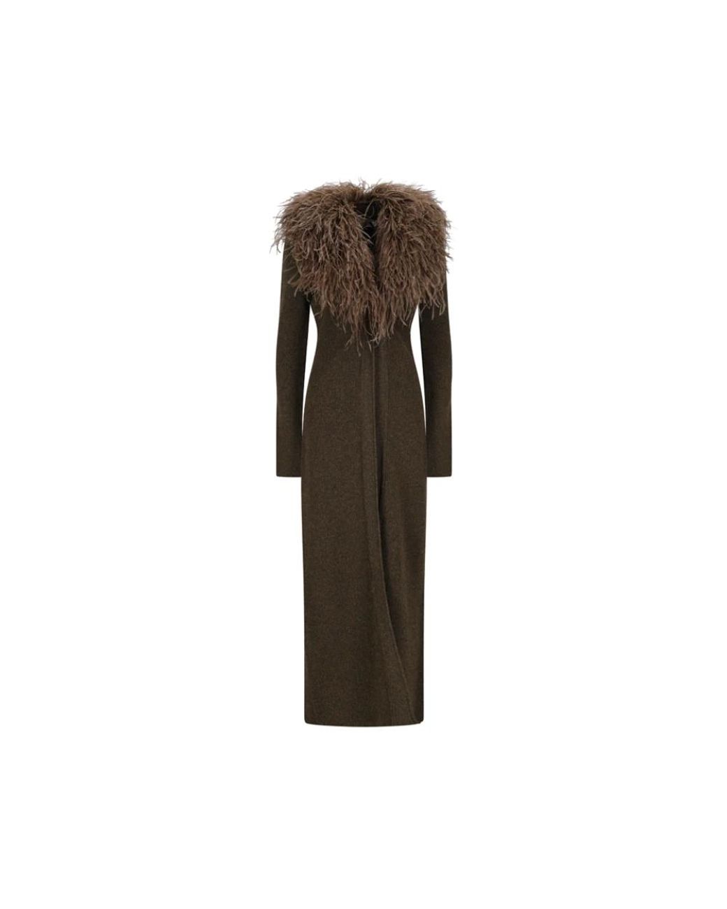 Blumarine Brown Long Knitwear