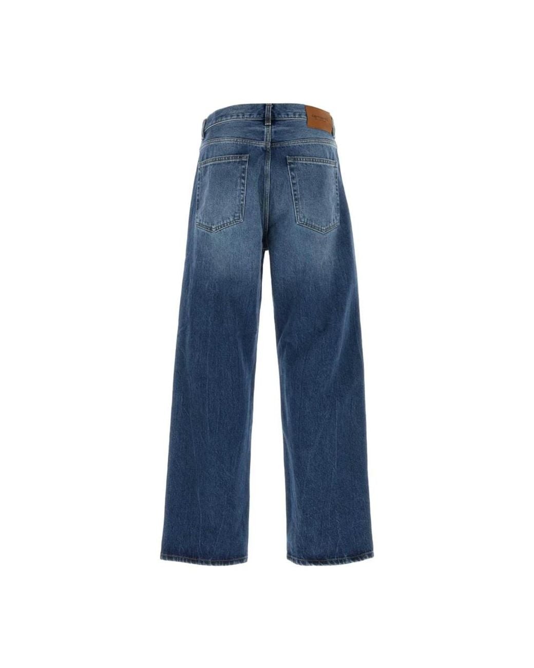 Carhartt Blue Straight Fit Jeans for men
