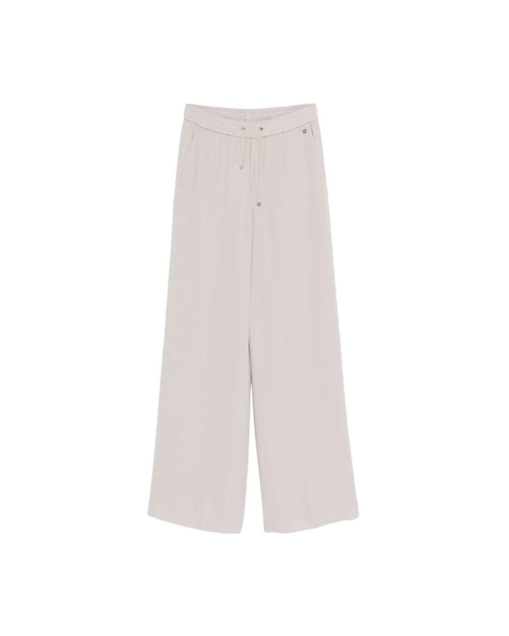 Herno Gray Wide Trousers