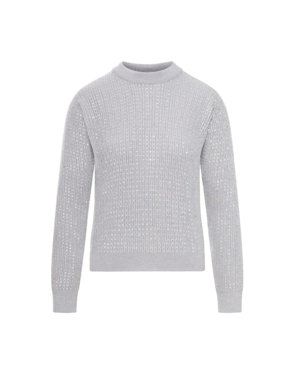 Golden Goose Deluxe Brand Gray Round-Neck Knitwear
