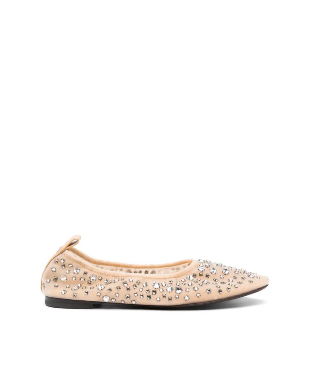 Tory Burch Natural Ballerina Shoes