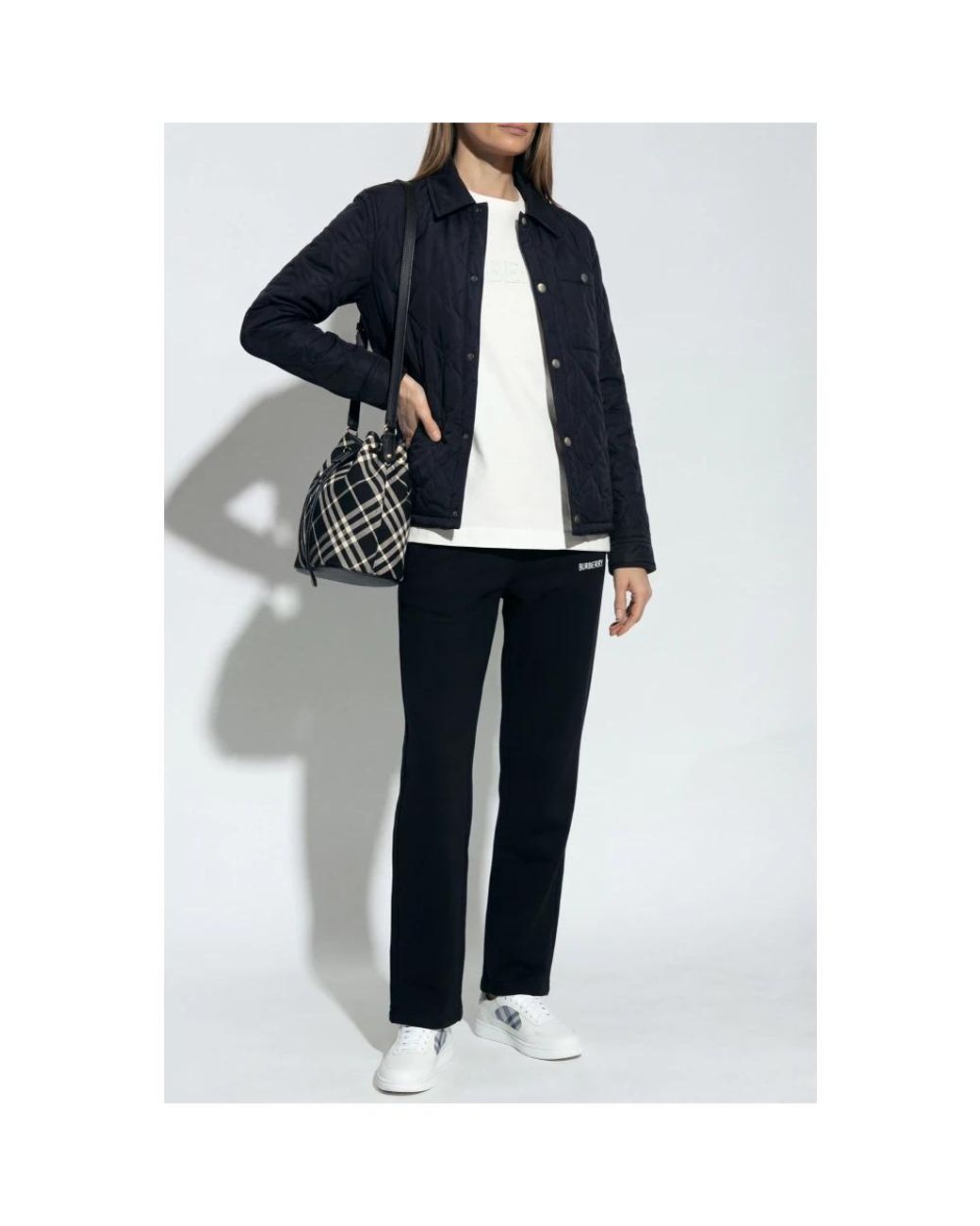 Sweatpants Burberry de color Black