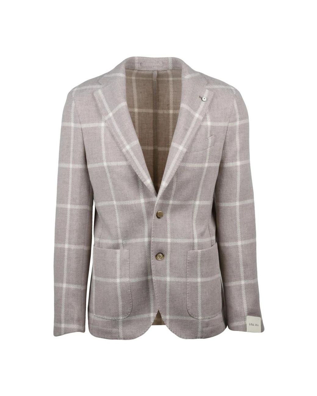 L.b.m. 1911 Gray Blazers for men