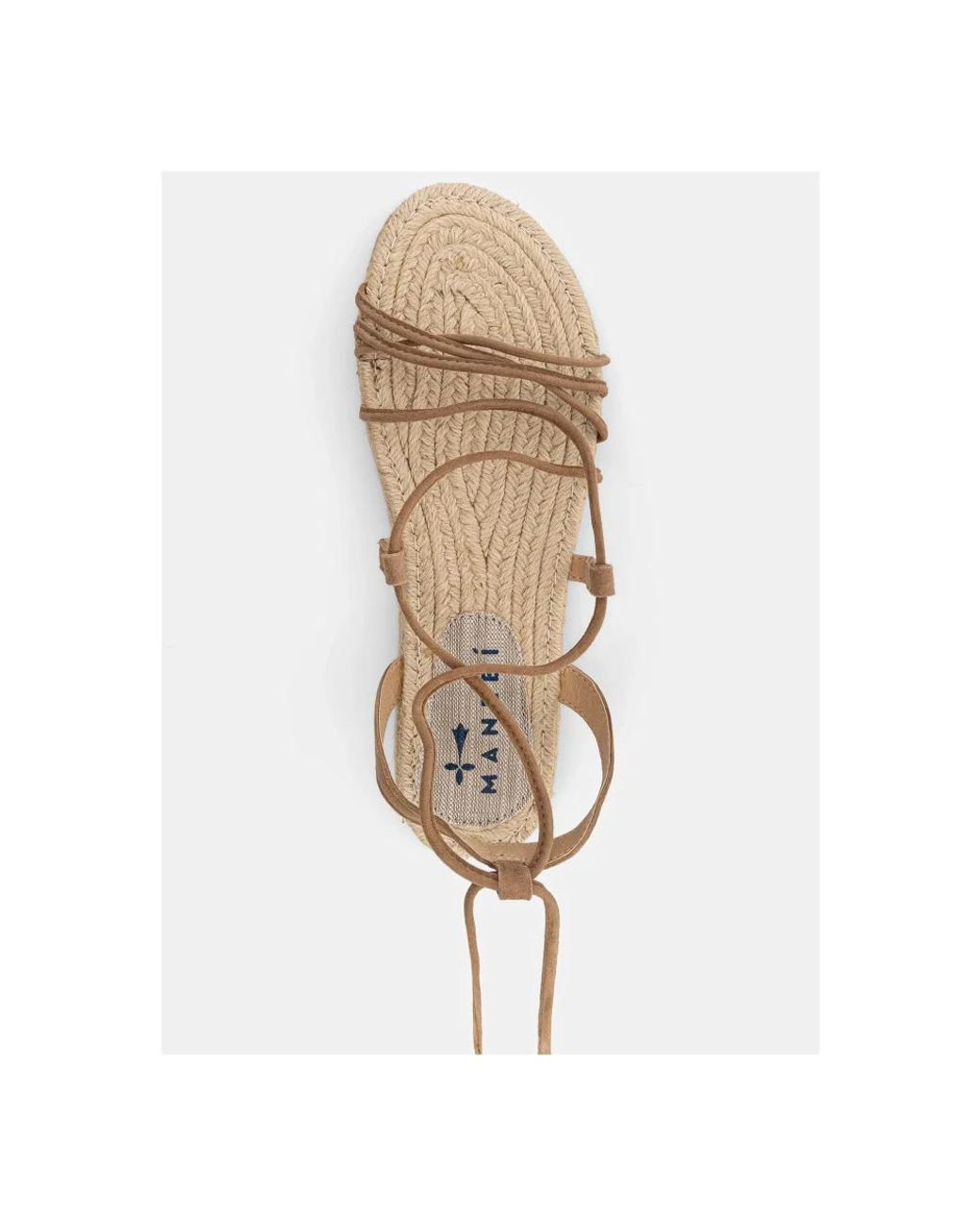 Flat Sandals Manebí en coloris Brown