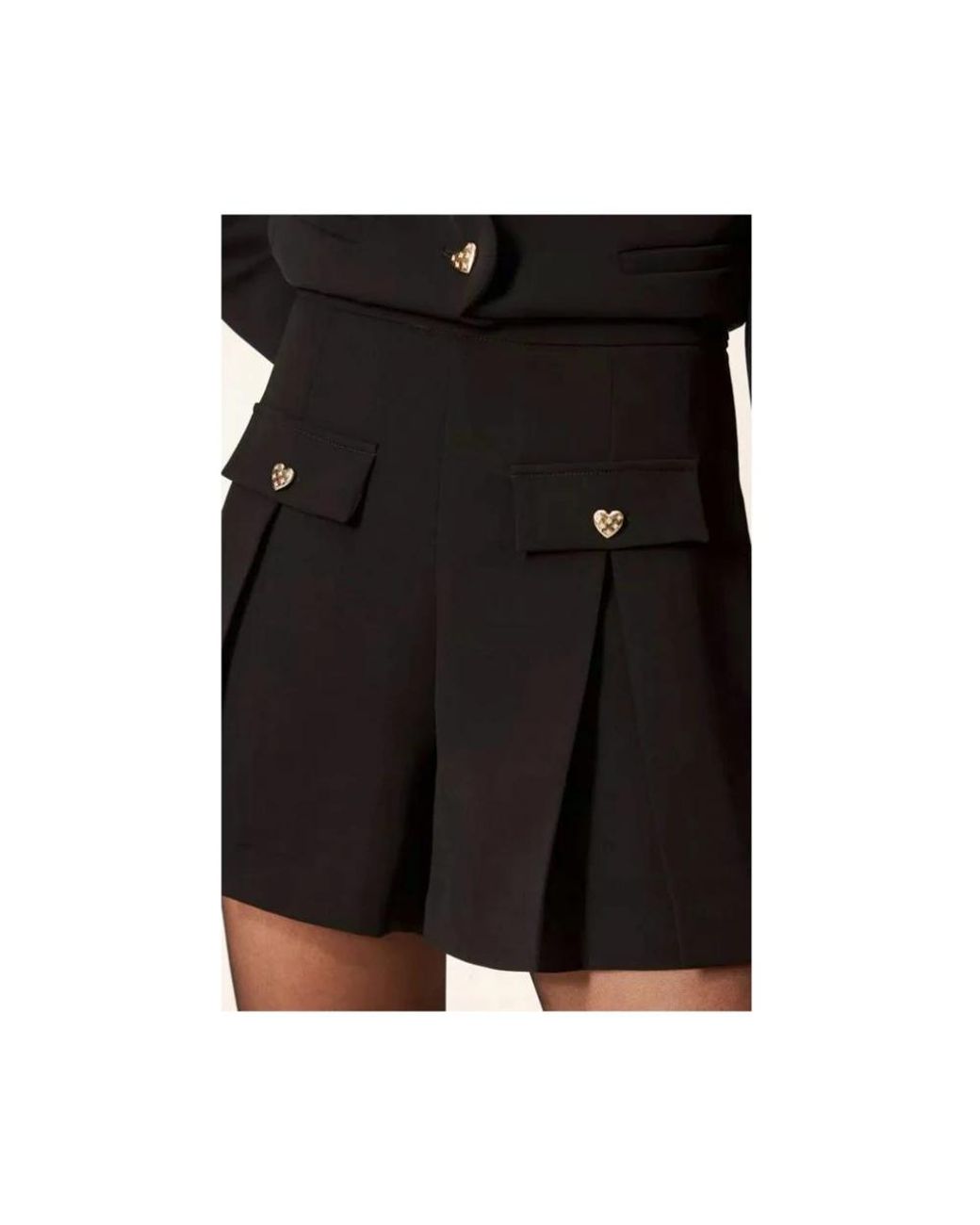 Twinset Black Short Shorts