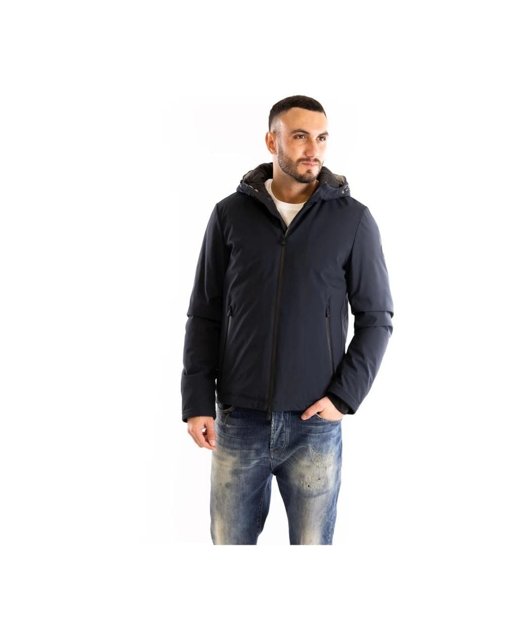 People Of Shibuya Blue Winter Jackets for men