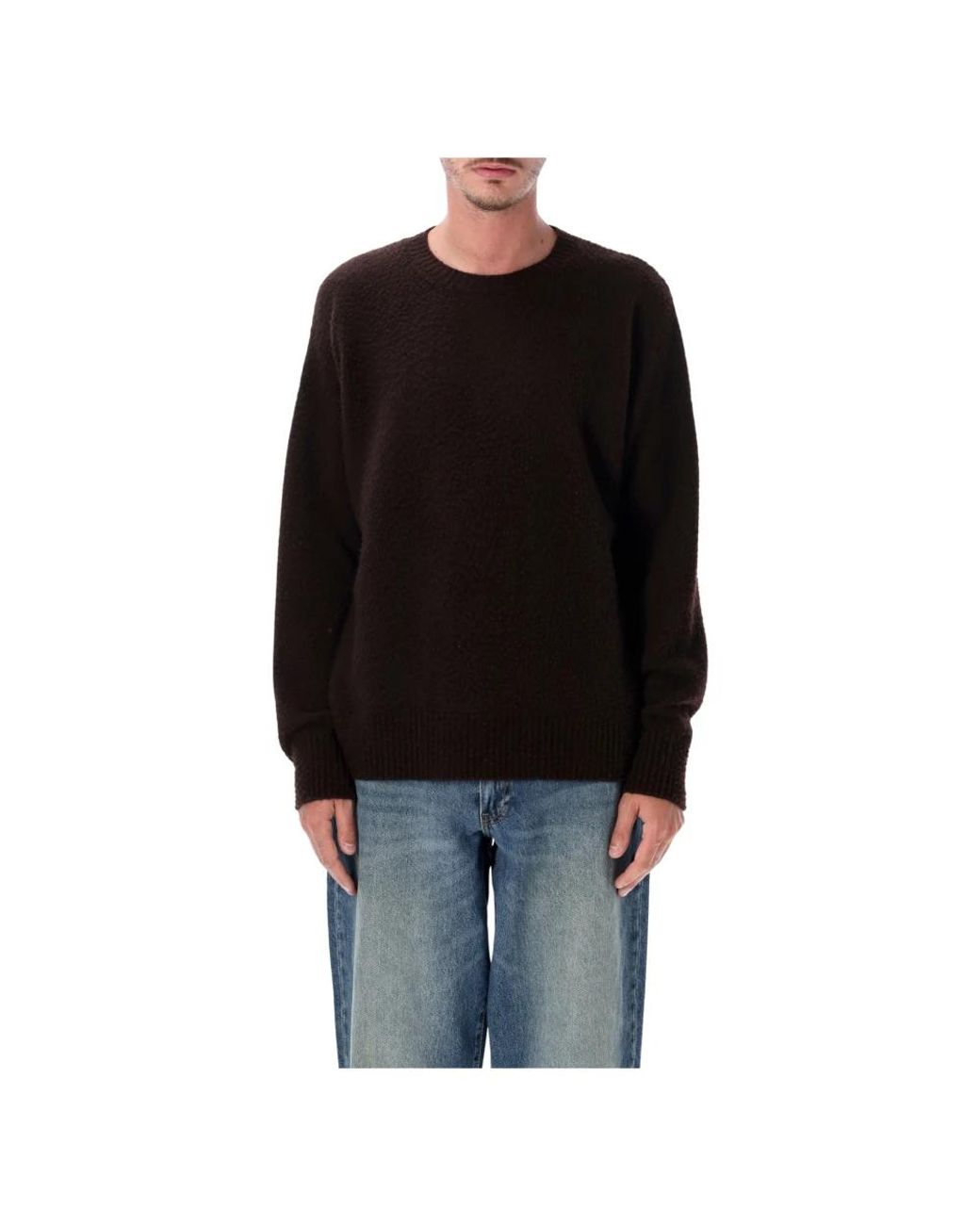 Roberto Collina Black Round-Neck Knitwear for men
