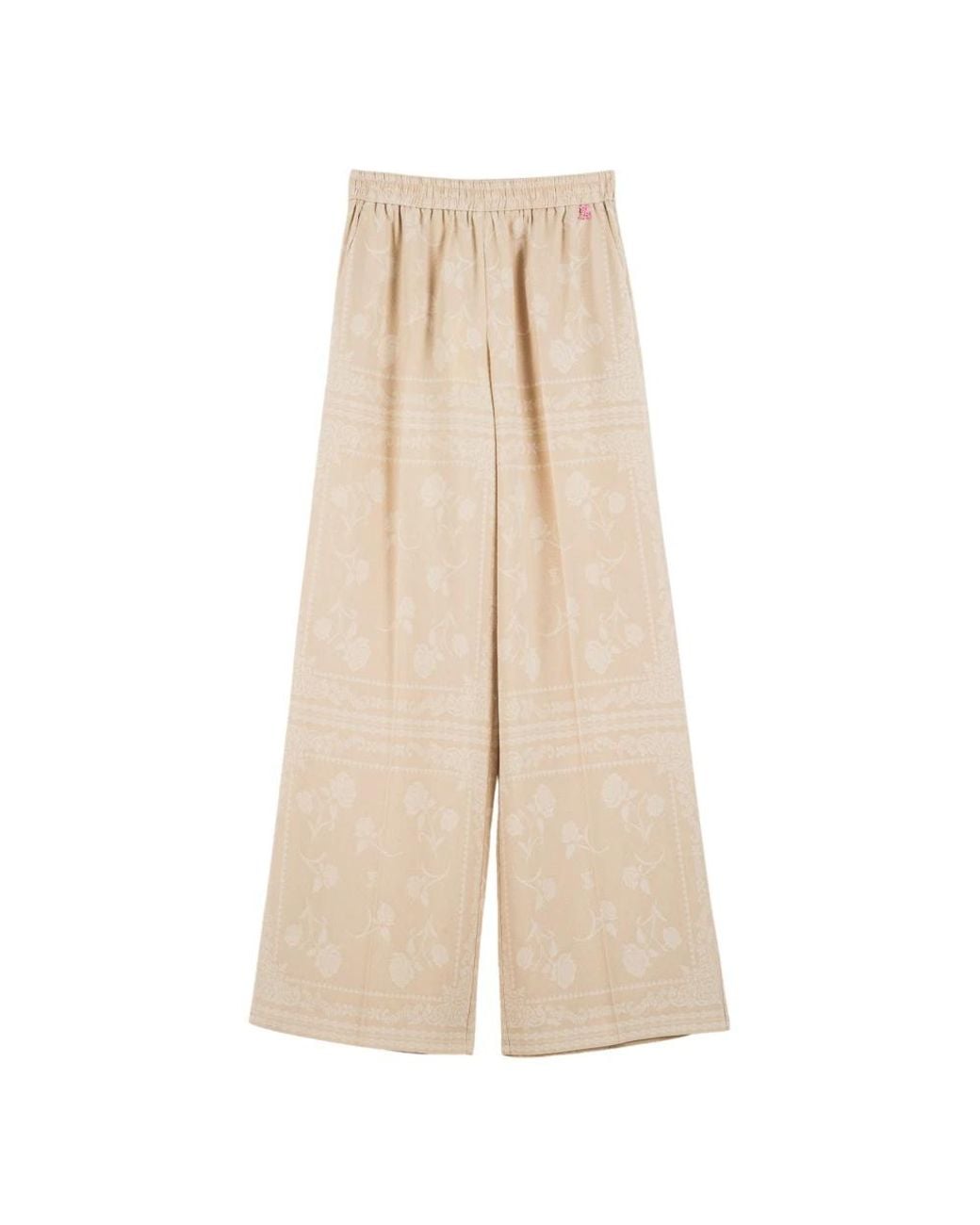Twinset Natural Wide Trousers