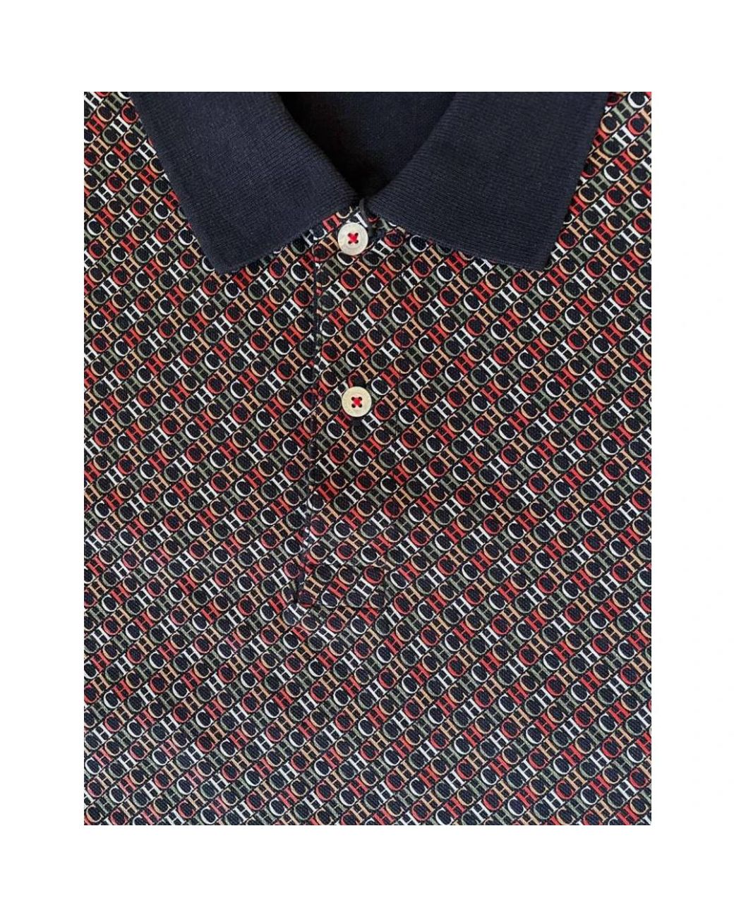 Carolina Herrera Blue Polo Shirts for men