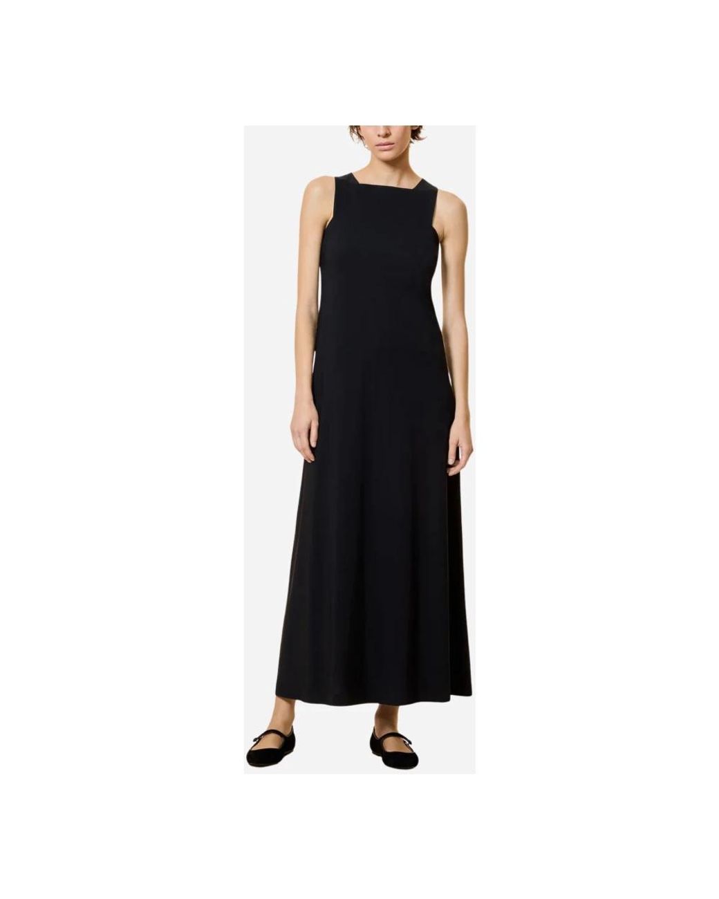 Maxi Dresses Rrd de color Black