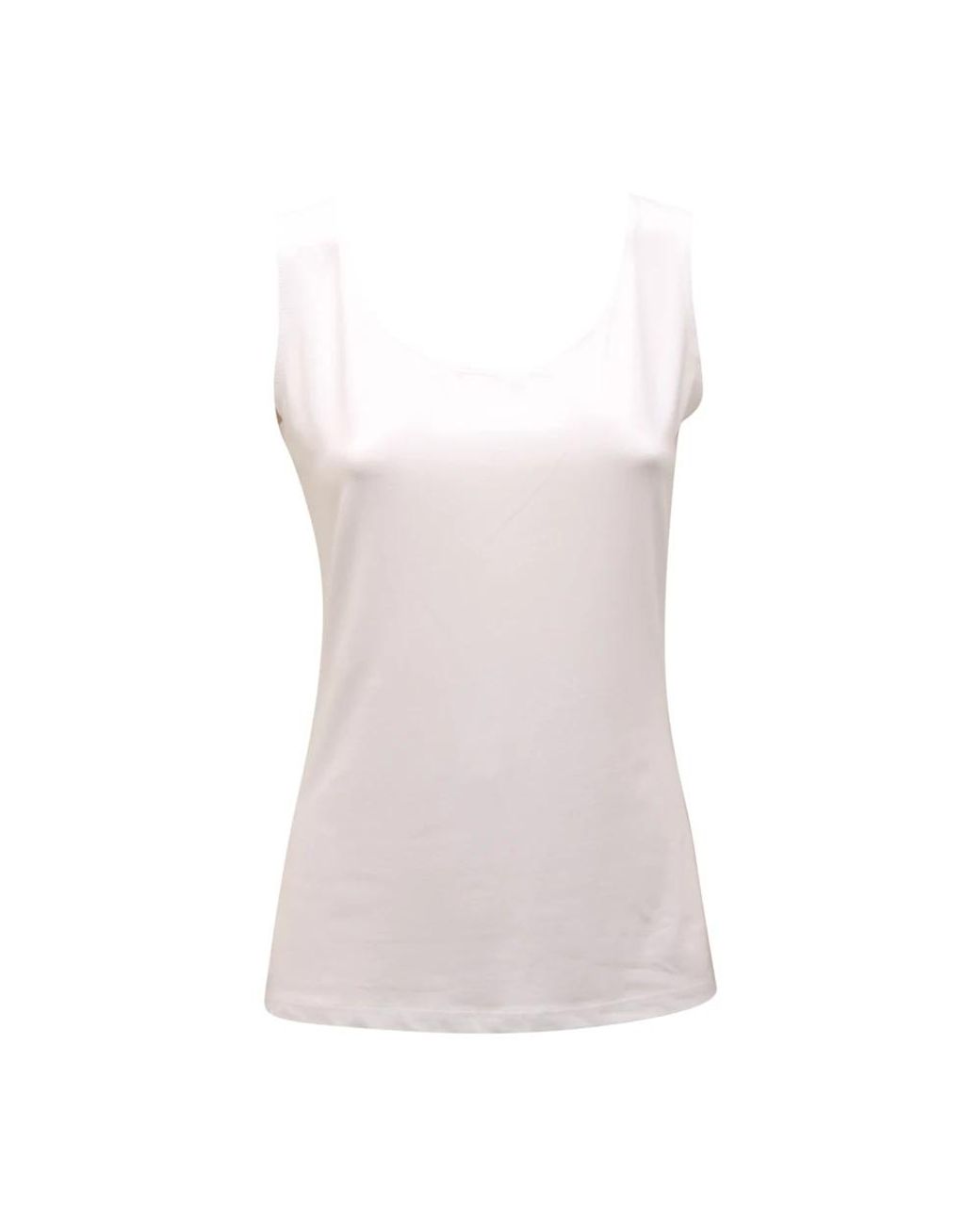 Joseph Ribkoff White Sleeveless Tops