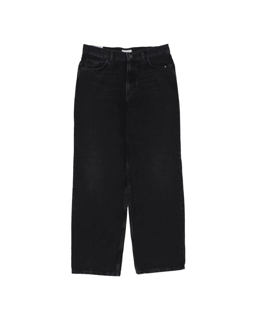 AMISH Black Loose Fit Jeans for men