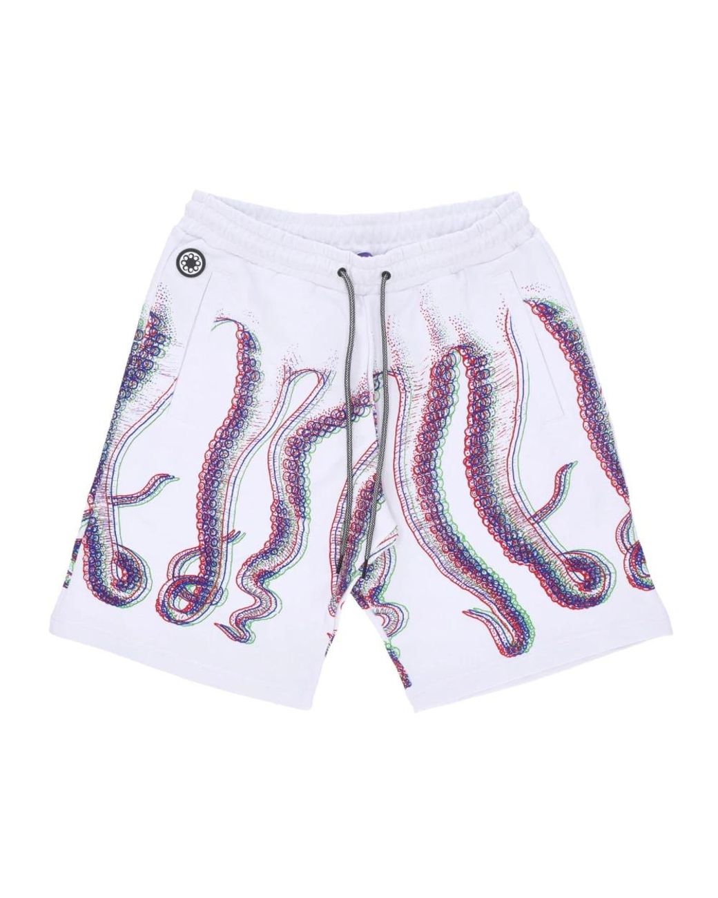 Octopus Purple Casual Shorts for men