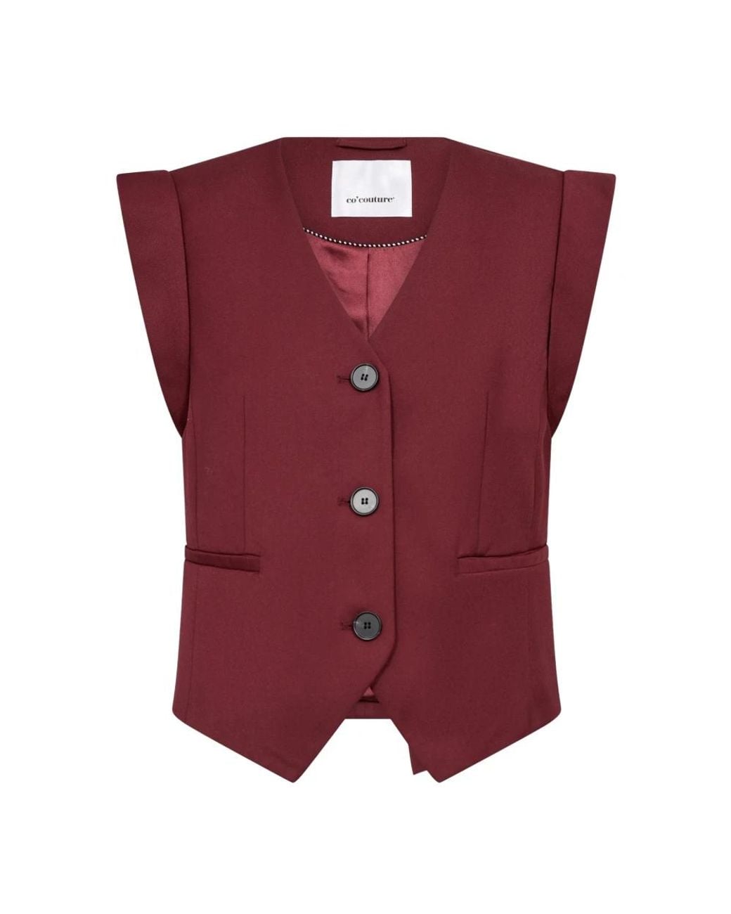 Vests co'couture en coloris Red