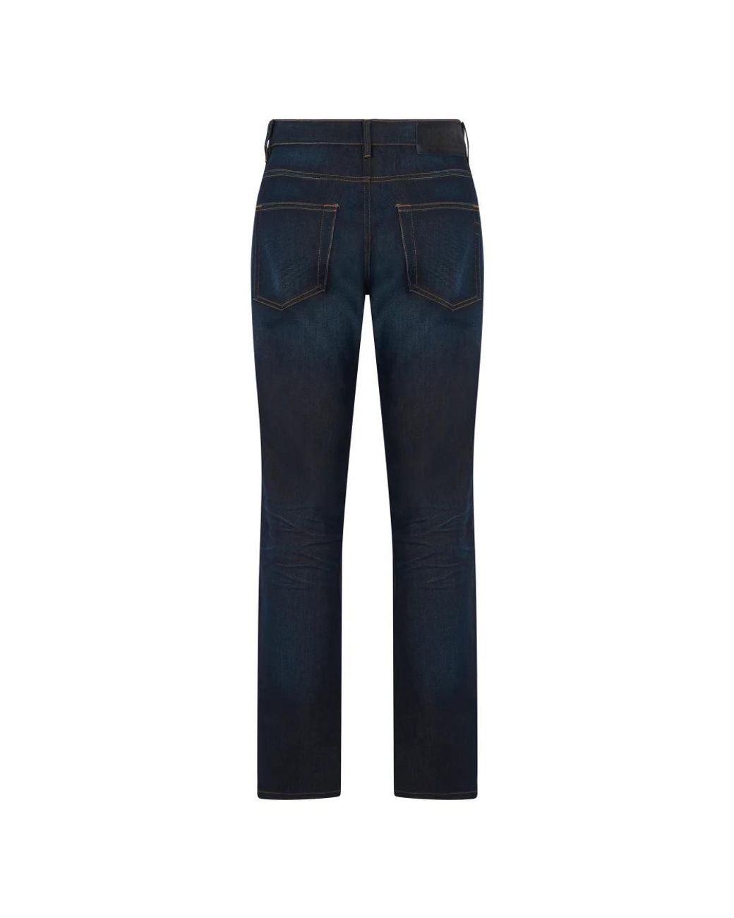 DIESEL Blue Straight Jeans for men