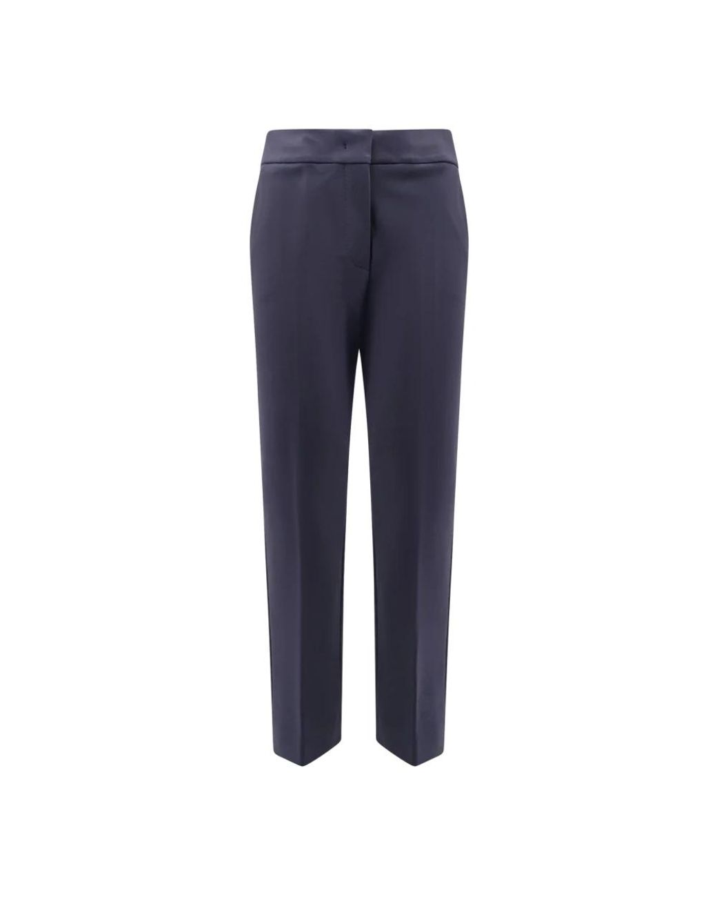 Max Mara Broeken ,Blauw ,Leer Pegno Broeken in het Blue