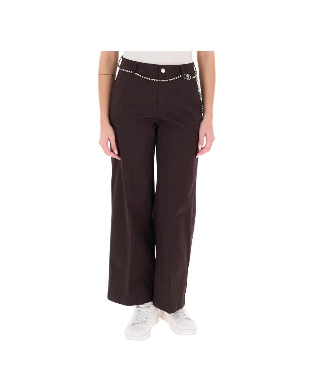 Liu Jo Red Wide Trousers
