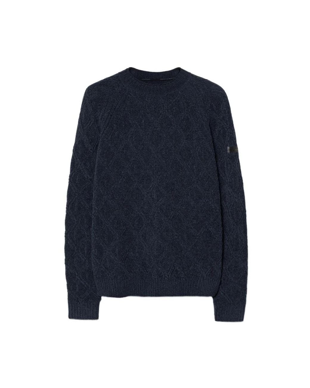 Rrd Blue Round-Neck Knitwear for men