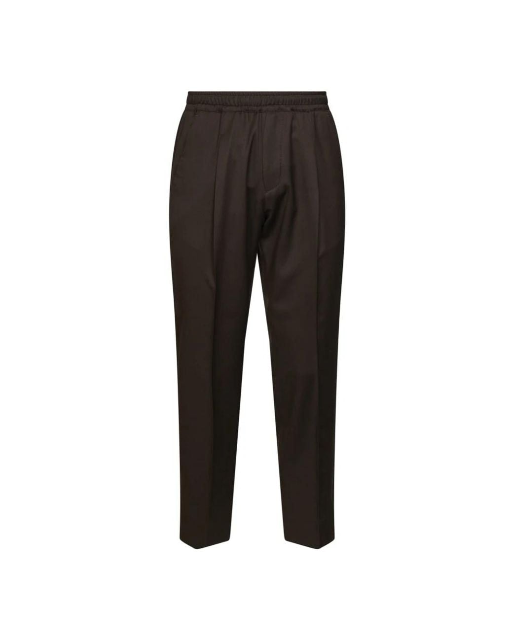 D4.0 Black Slim-Fit Trousers for men