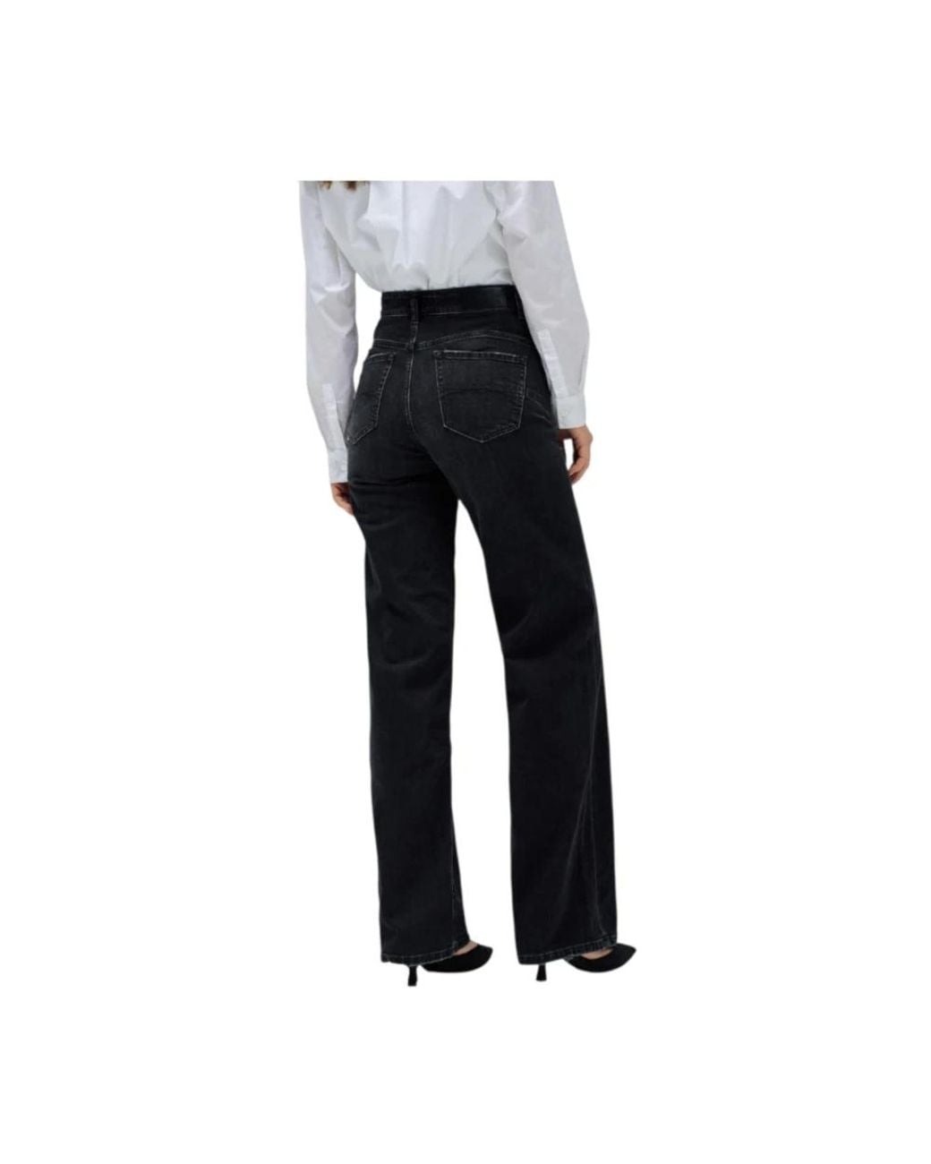 Wide Jeans Salsa Jeans de color Black