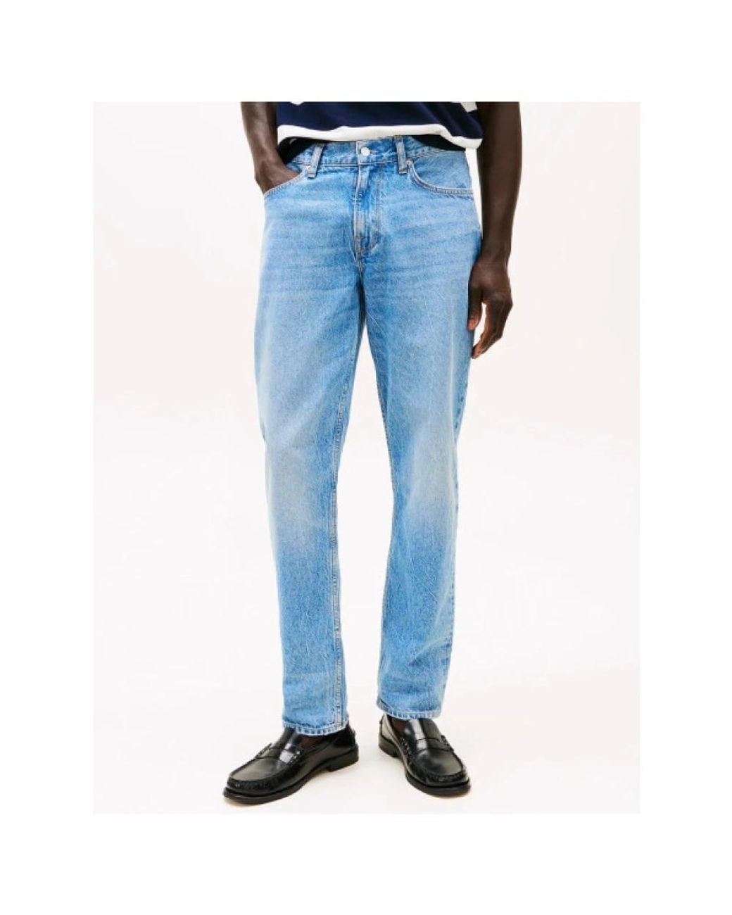 Tommy Hilfiger Blue Straight Fit Jeans for men