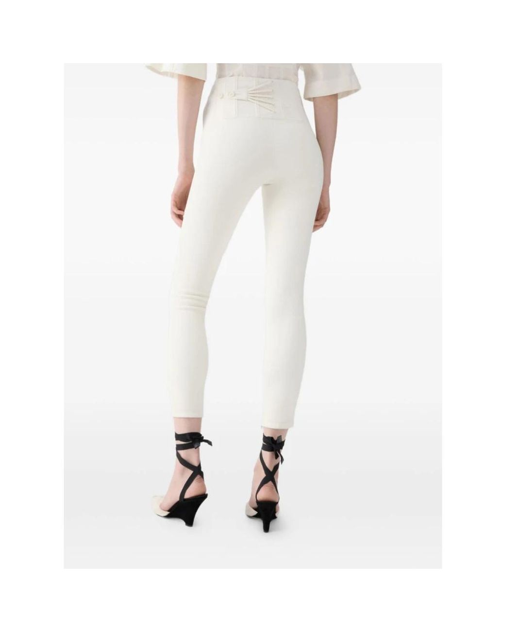 Jacquemus White Slim-Fit Trousers