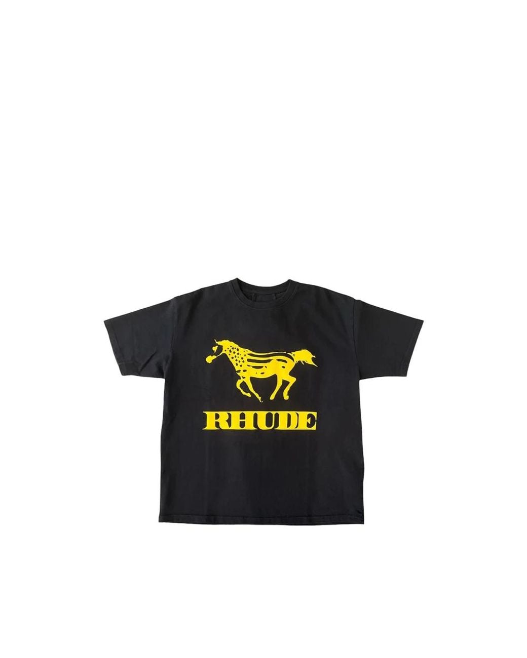 R H U D E © Black T-Shirts & Vests for men