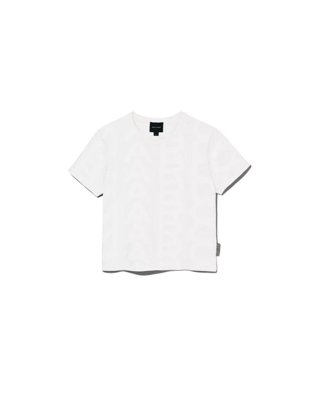 Marc Jacobs Tops ,Katoen Monogram Baby Tee in het White
