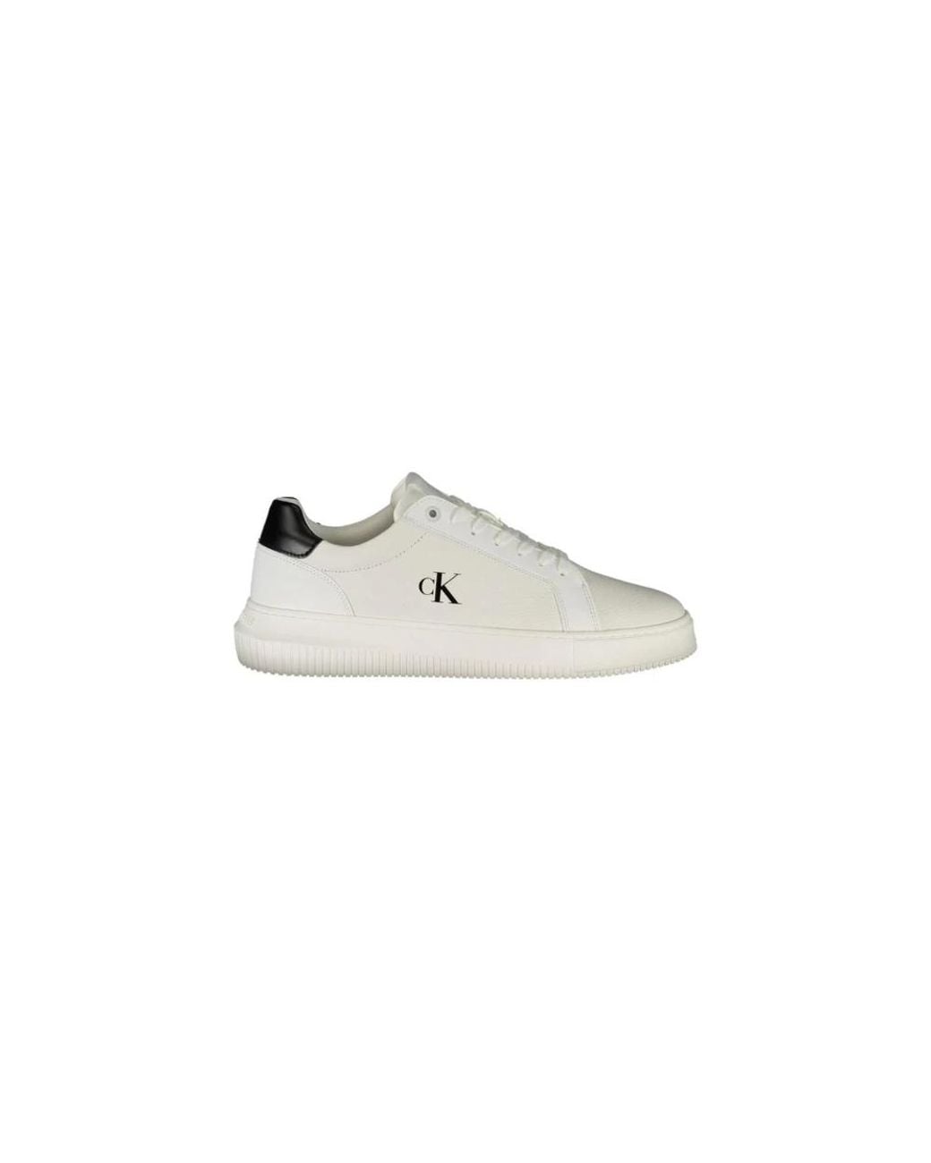 Calvin Klein White Bianco Polyurethane Sneaker for men