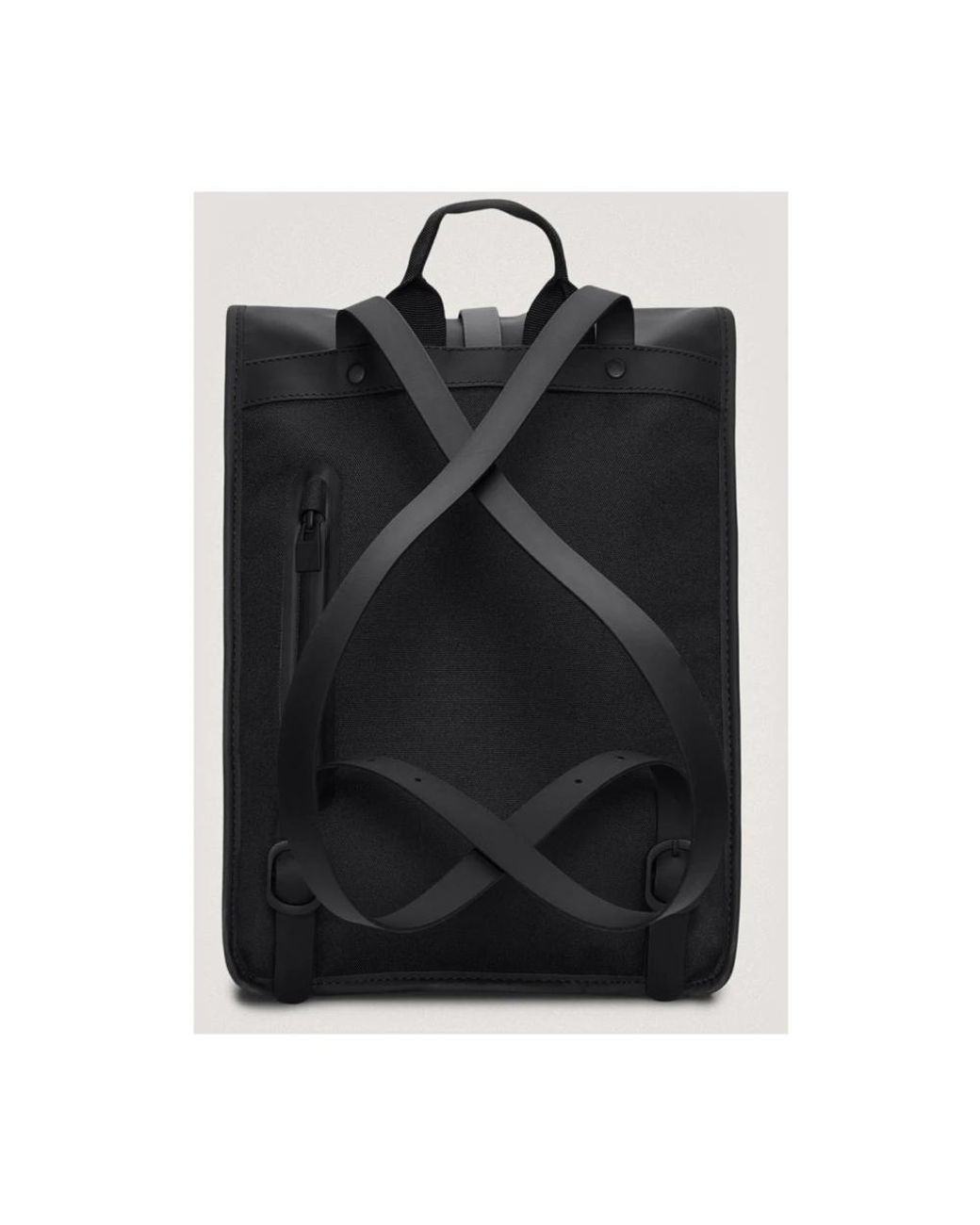 Rains Black Backpacks