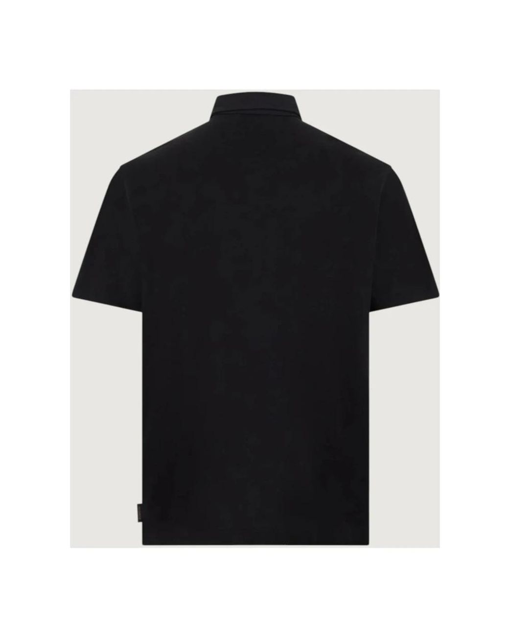 Zanone Black Polo Shirts for men