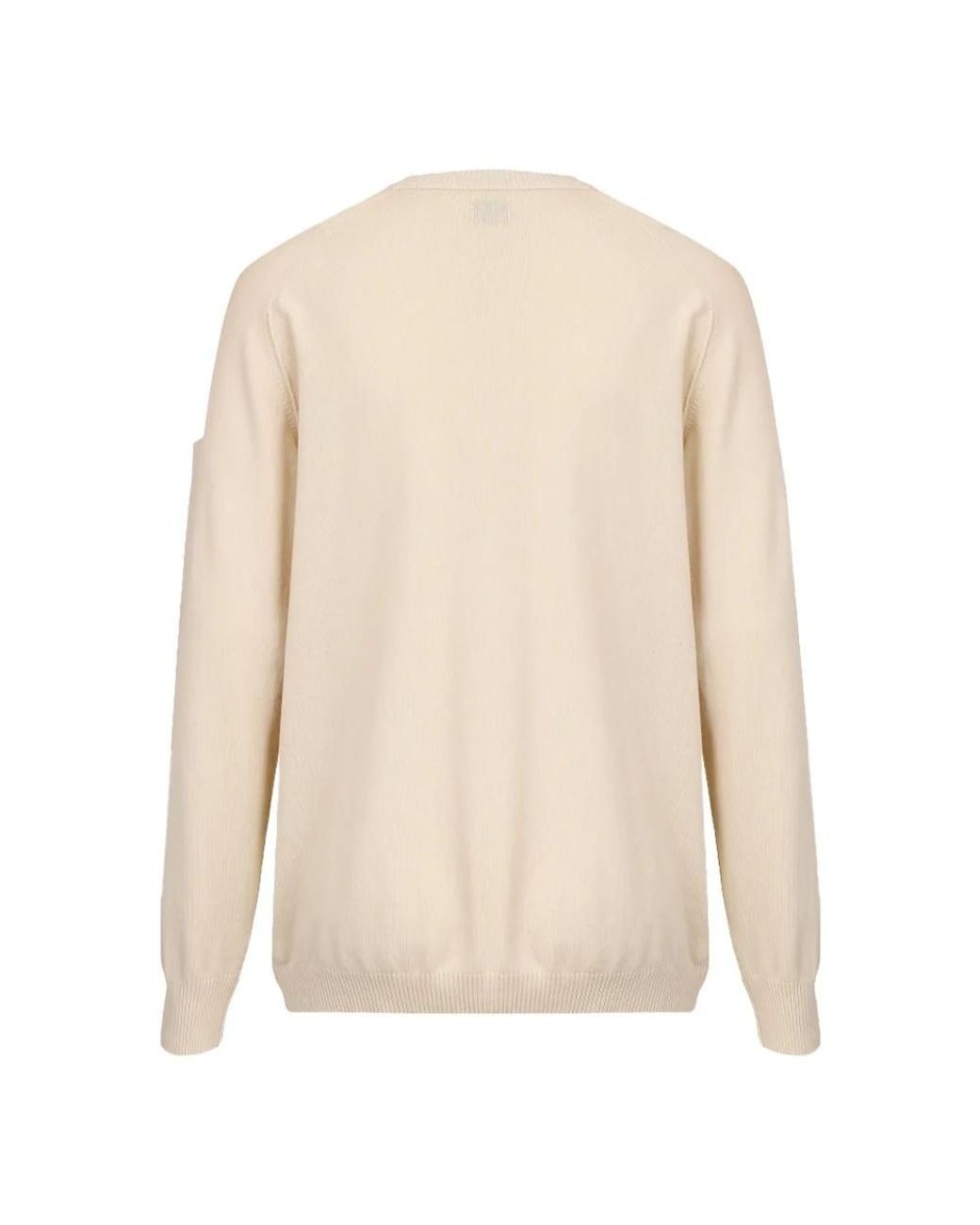 C P Company Natural Round-Neck Knitwear for men