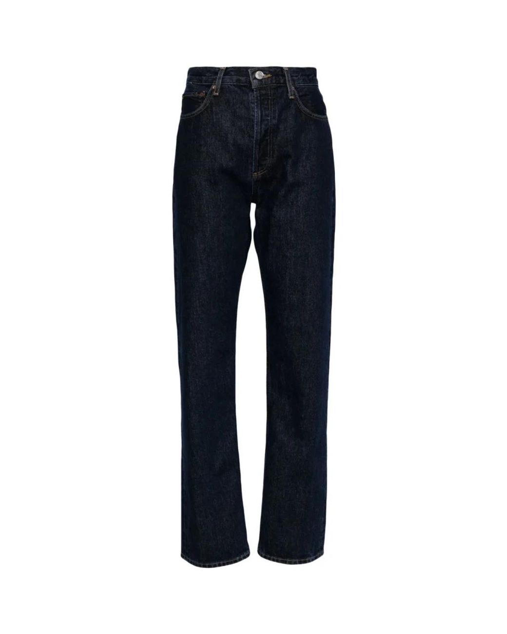 Agolde Blue Straight Fit Jeans
