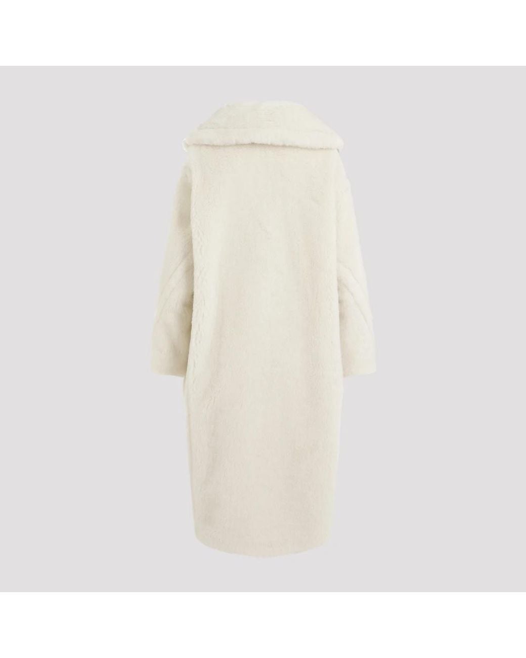 Max Mara White Double-Breasted Coats