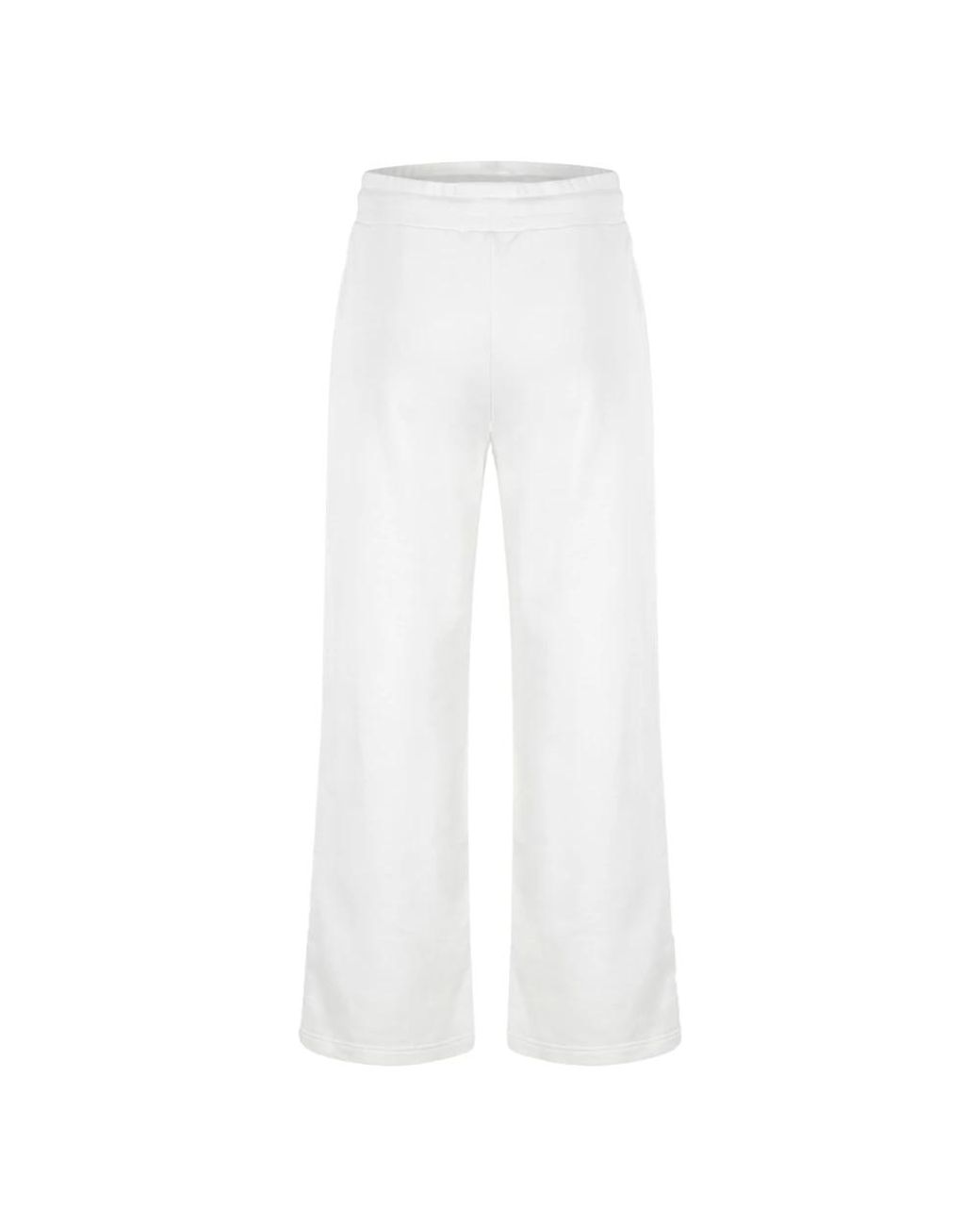 Moorer White Wide Trousers