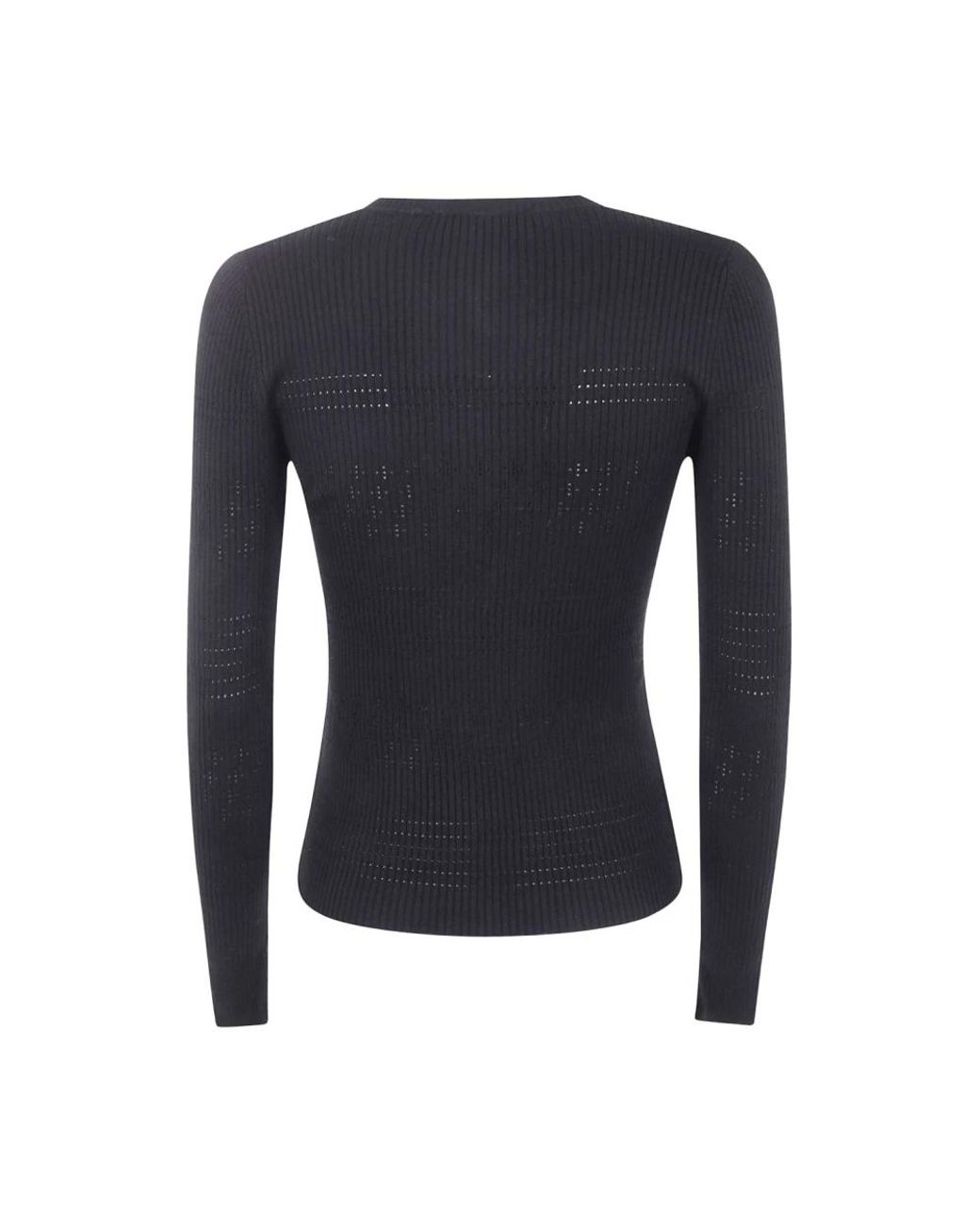 Twinset Blue V-Neck Knitwear