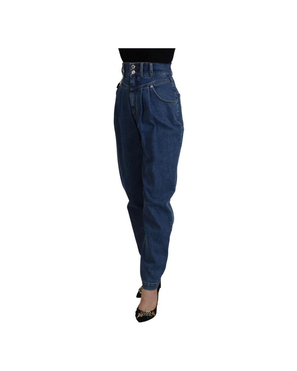Dolce & Gabbana Blue Loose-Fit Jeans