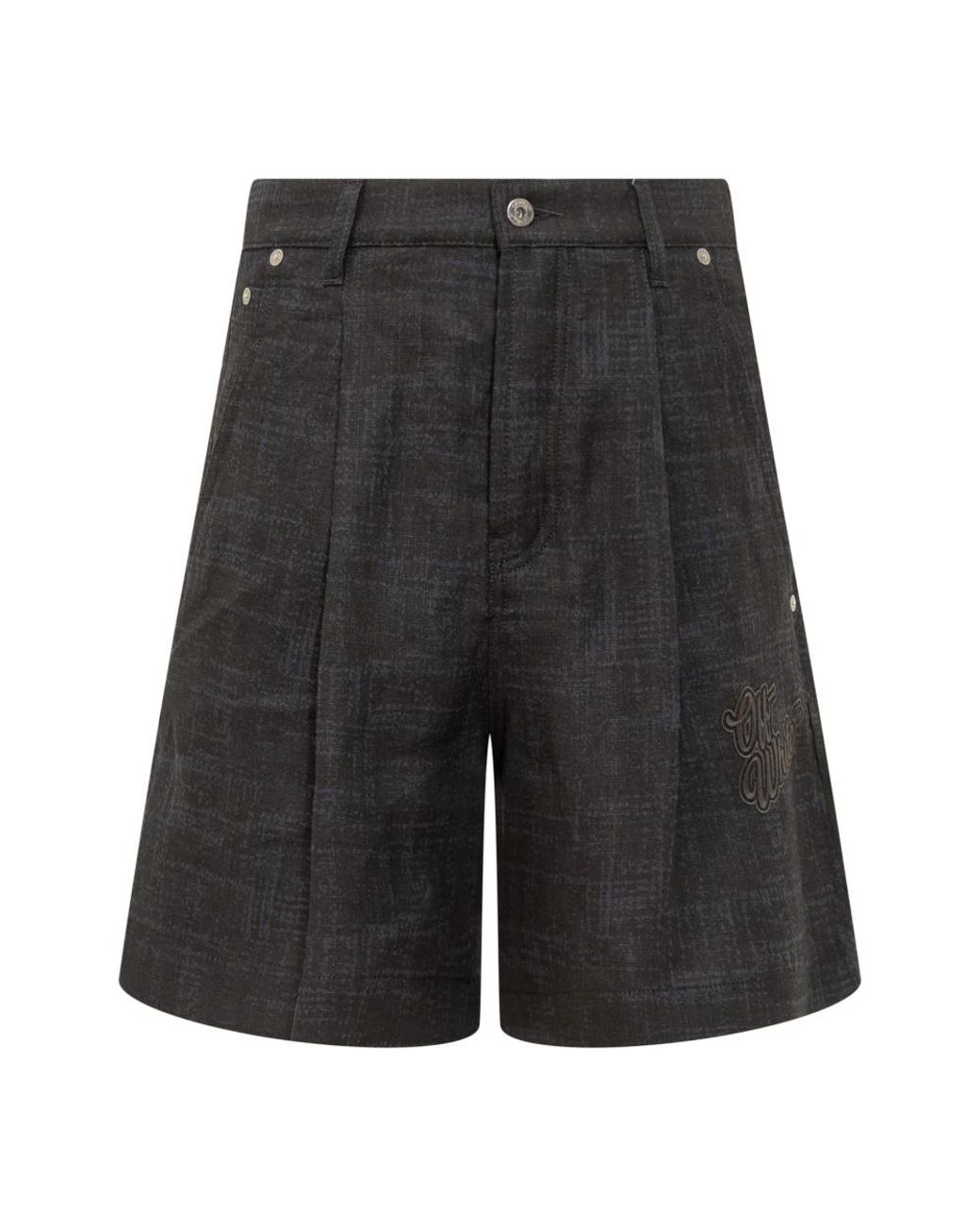 Off-White c/o Virgil Abloh Black Casual Shorts for men